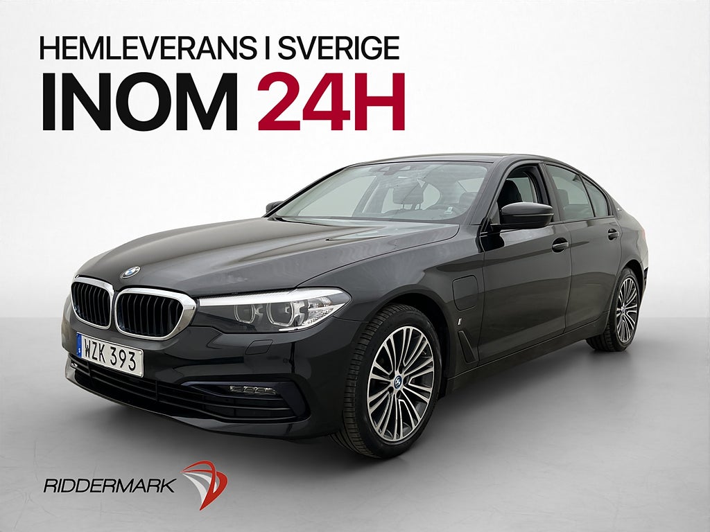 BMW 530e iPerformance Sedan Sport line Kamera Navi Halvskinn