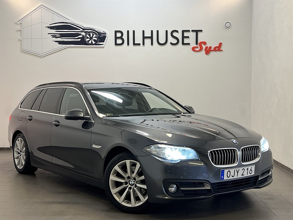 BMW 520 d Touring 190hk Läder/Krok/Rattvärme