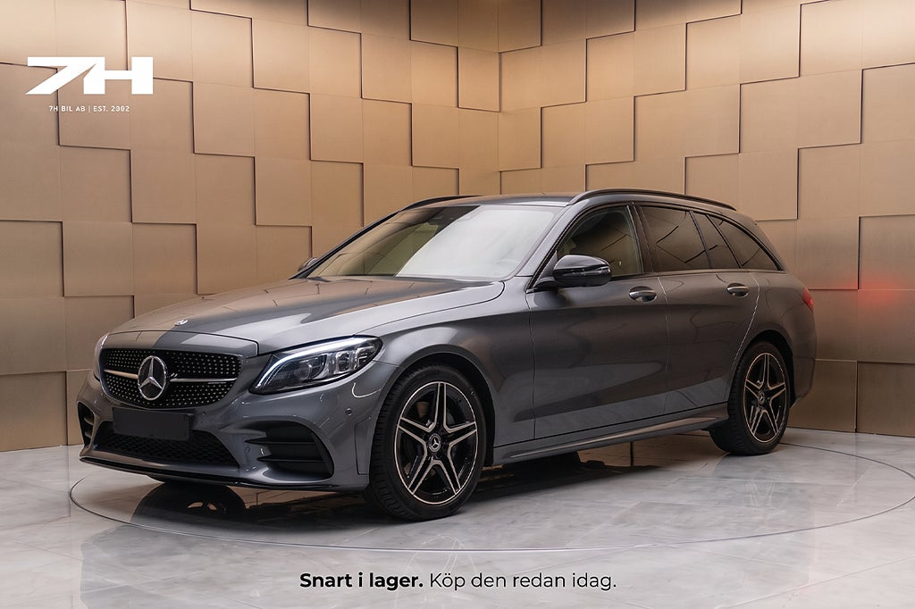 Mercedes-Benz C300 300 T de AMG Night / Drag / B.Kam / Värmare / Multibeam