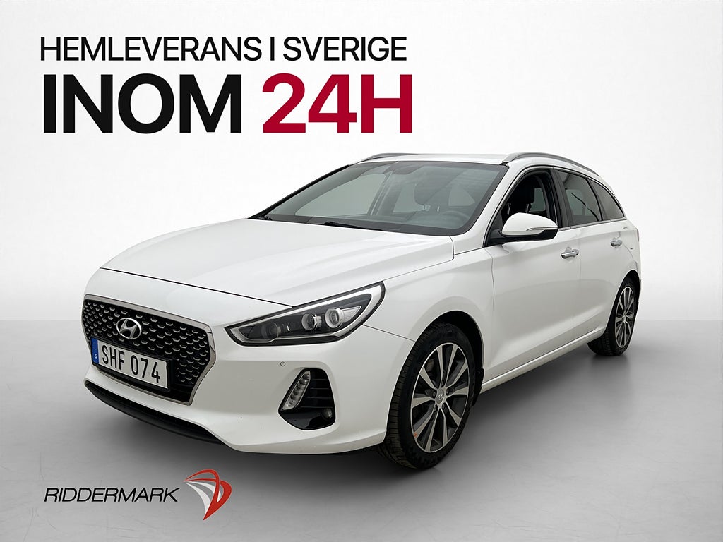 Hyundai i30 Wagon 140hk Premium Kamera Navi Halvskinn Drag