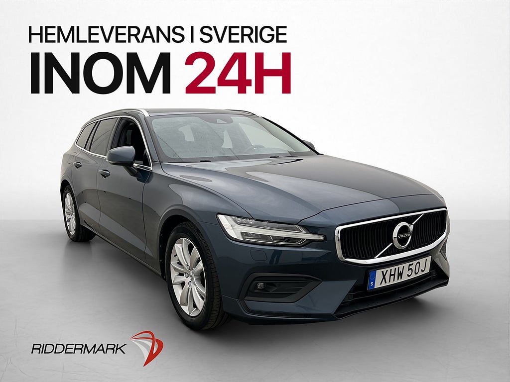 Volvo V60 B4 Momentum Drag Värmare H/K Kamera Navi Halvskinn