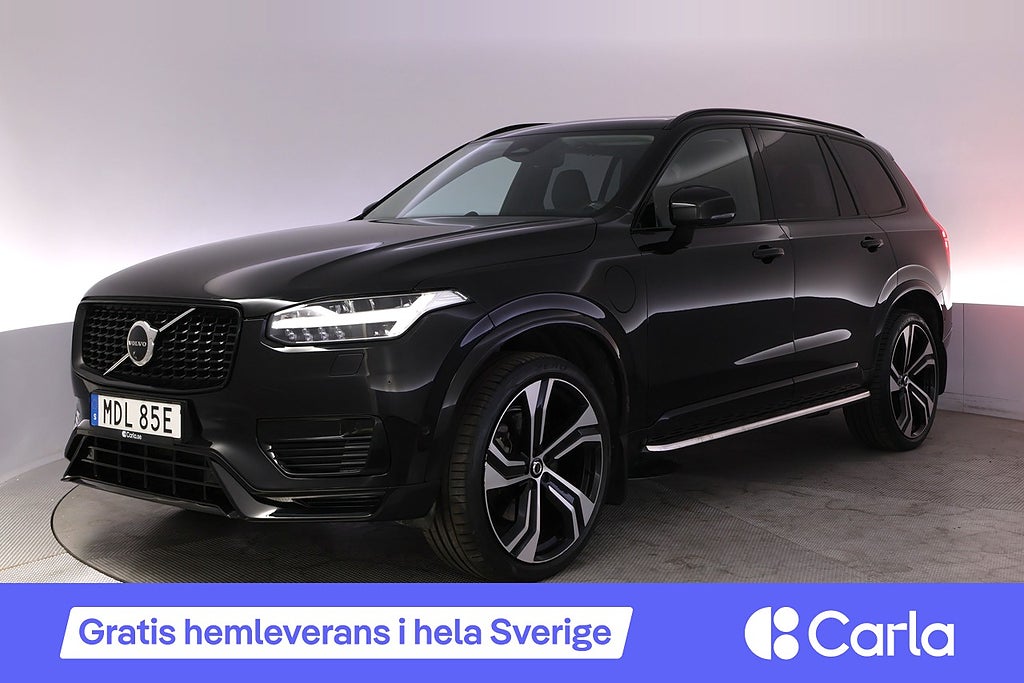 Volvo XC90 7-sits T8 Ultra Dark B&W Pano Massage HUD Drag
