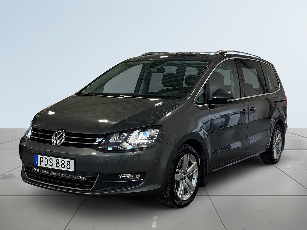 Volkswagen Sharan 7sits 2.0 TDI BMT 4M GT Drag Värmare Kamera Skinn S&V