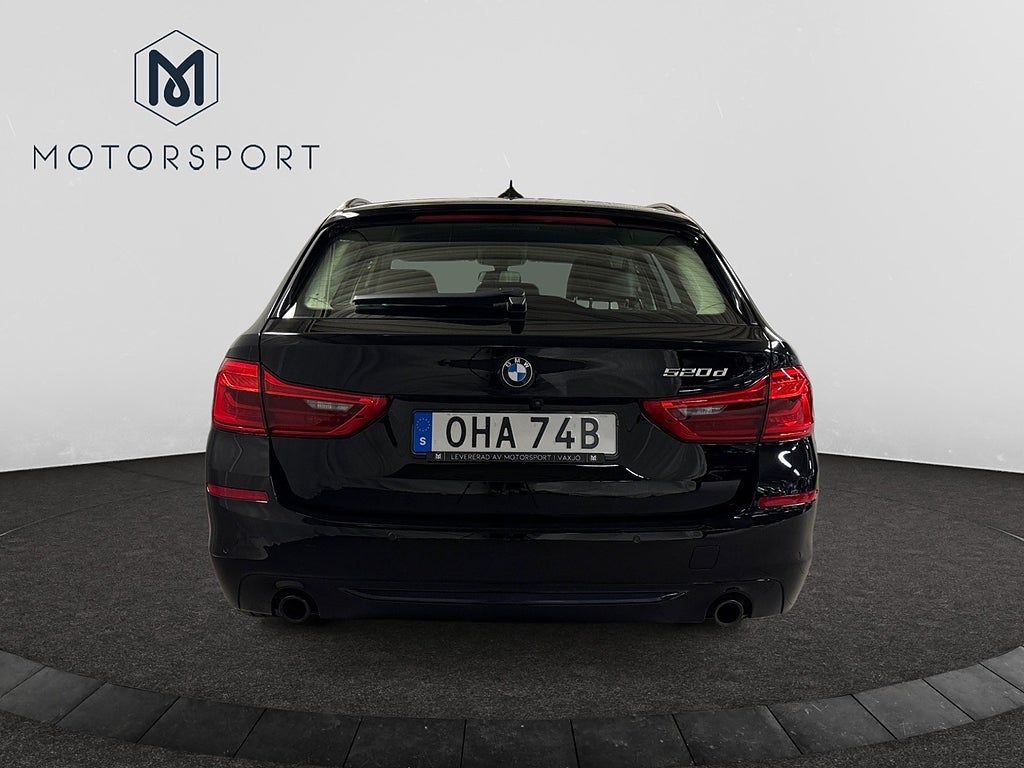 BMW 520d Touring Aut Sport line 190hk Navigation Dragkrok Apple bild 6