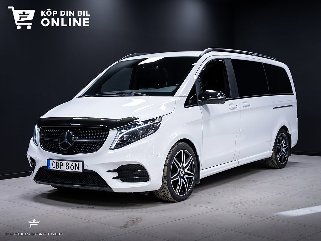 Mercedes-Benz V 300D 4MATIC 237HK 9G AMG BURMESTER PANO SKINN 360 MOMS 
