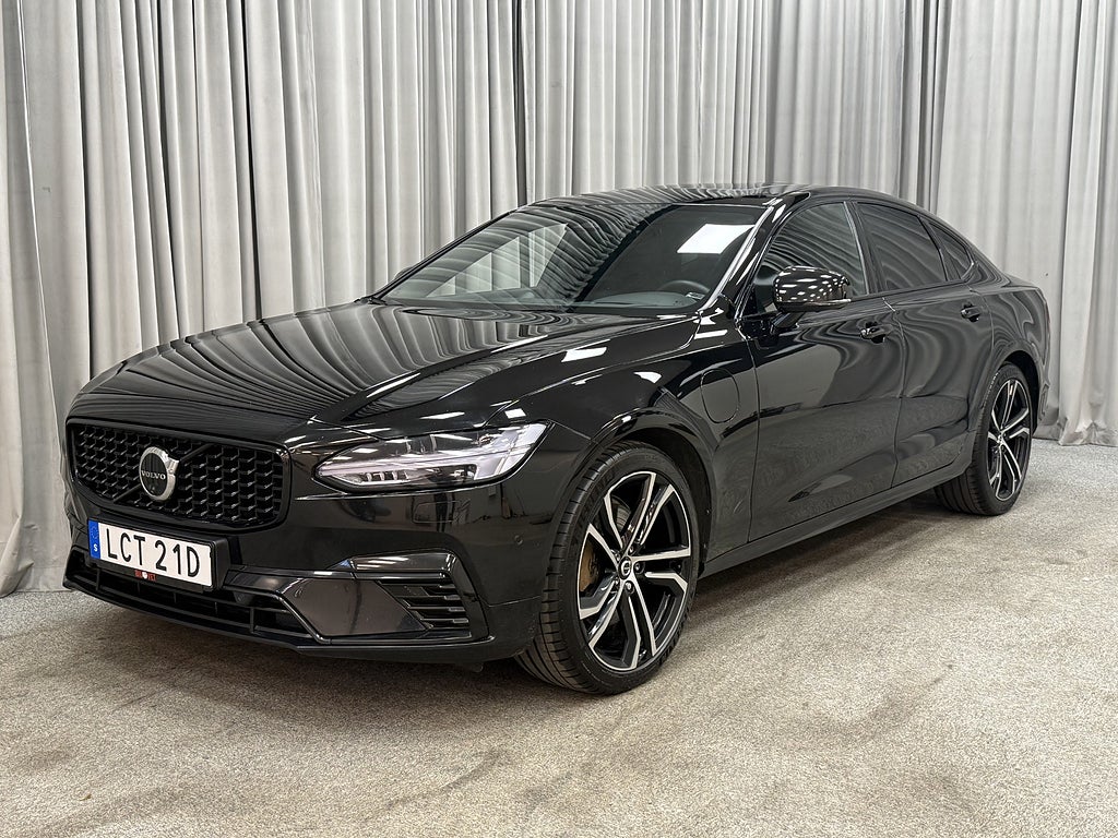 Volvo S90 T8 Recharge 392HK R-Design AWD Aut B&W/Värmare/Drag