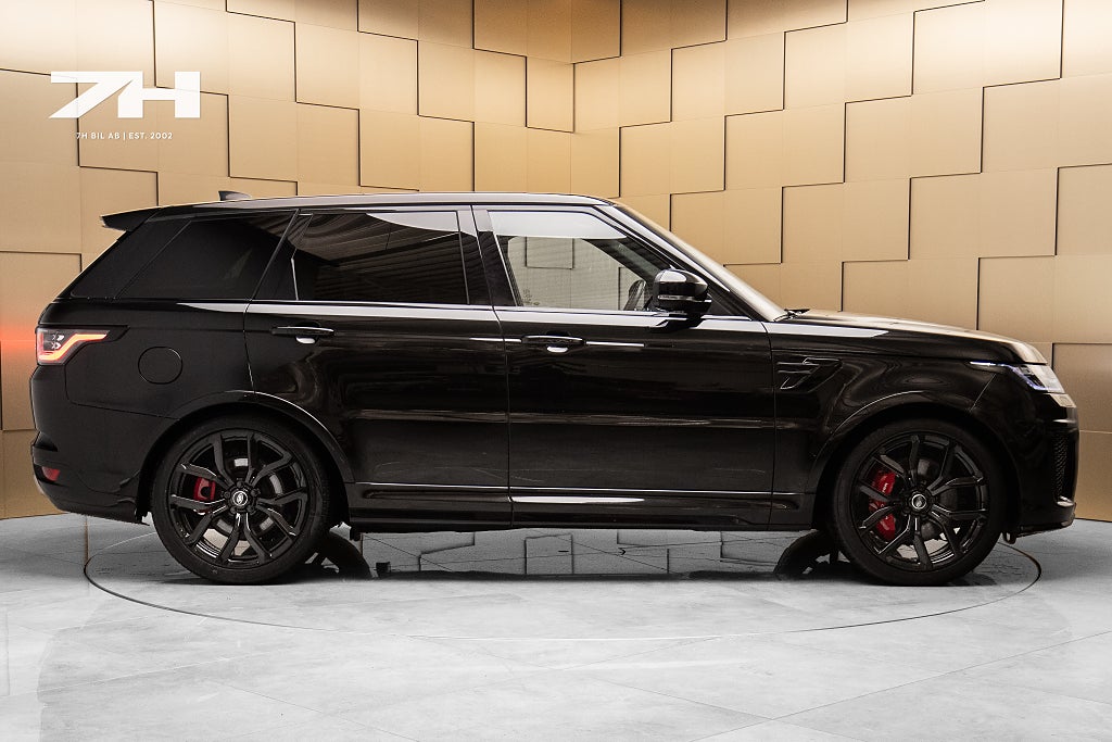 Land Rover Range Rover Sport Sport SVR 575hk / Pano / HuD / 360°