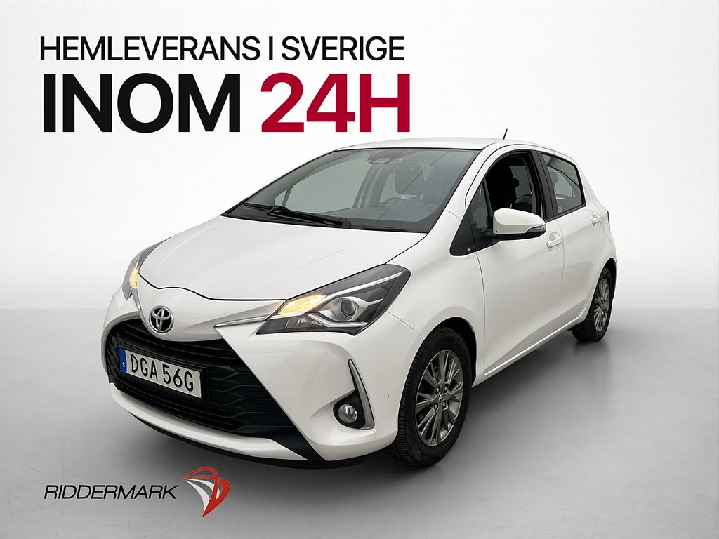 Toyota Yaris 1.5 VVT-iE Multidrive S 111hk Kamera 1-Brukare