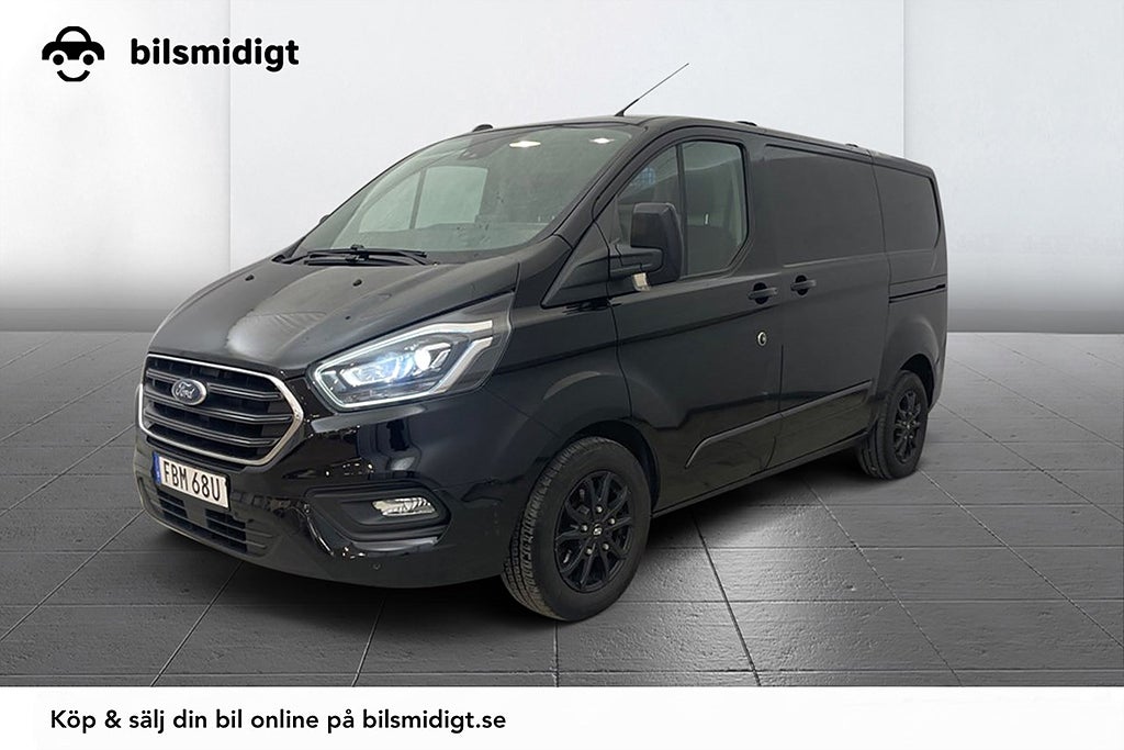 Ford Transit Custom 340 2.0 Aut Drag Inredd 2xSidodörr Kamera P-Sens 170hk