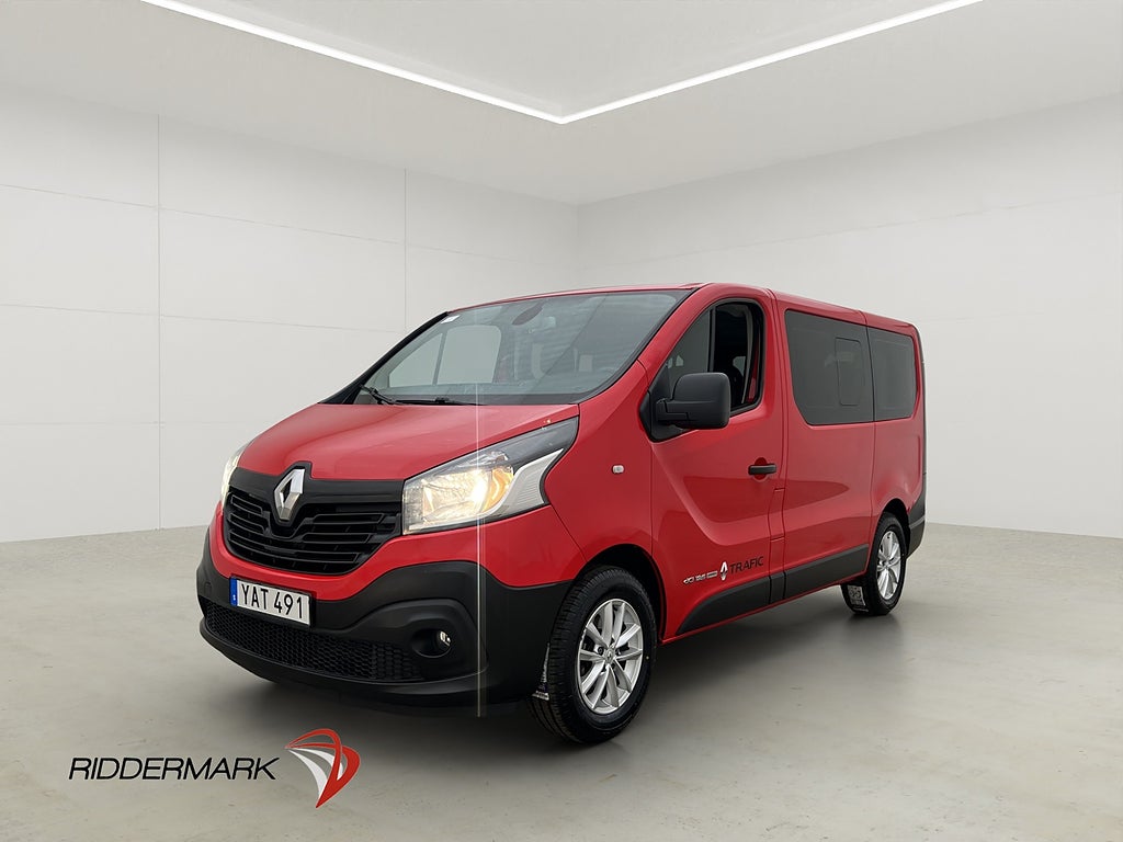 Renault Trafic Kombi 1.6dCi Värmare Dragkrok PDC 9-Sits