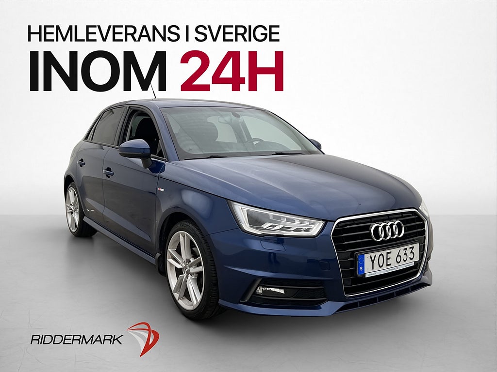 Audi A1 1.0 TFSI 95hk P-sensor Farthållare