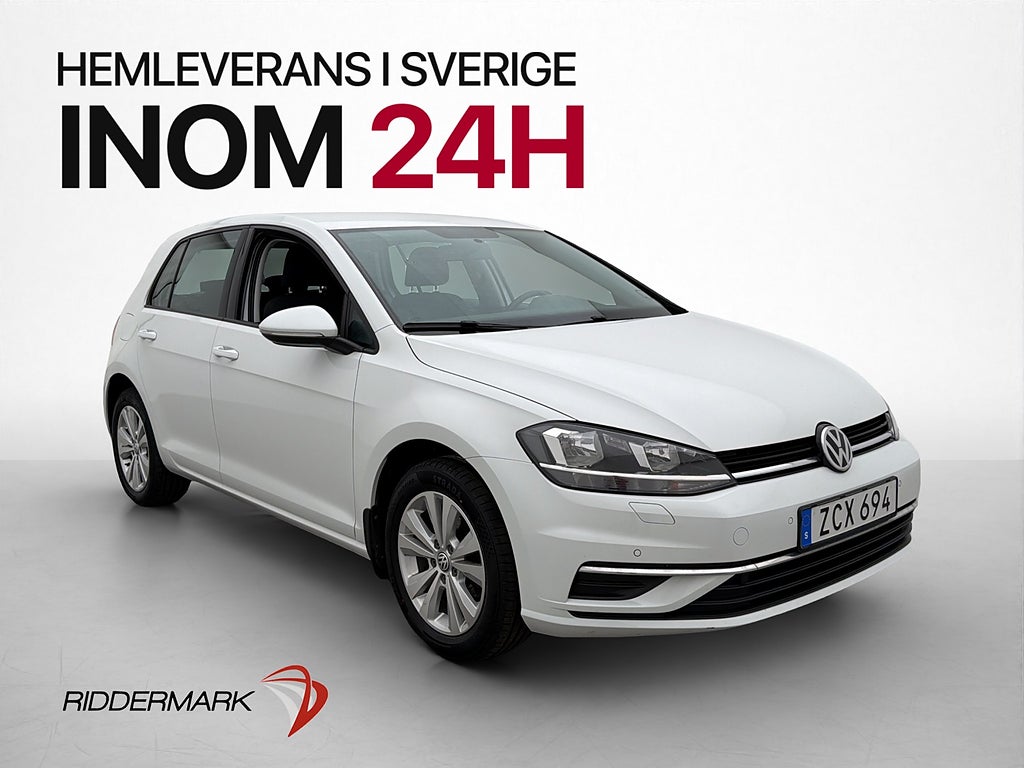 Volkswagen Golf 110hk Base P-sensorer Farthållare CarPlay