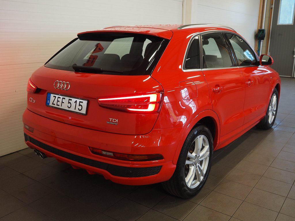 Audi Q3 2.0 TDI 184hk quattro S-Line | Dragkrok | 2018