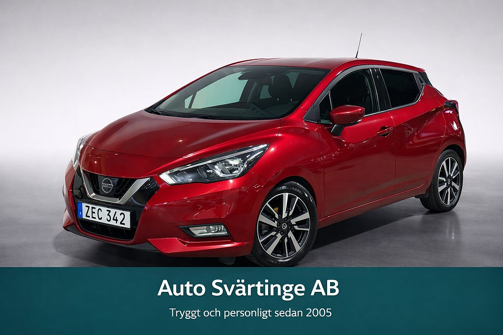 Nissan Micra 0.9 IG-T Euro 6 – Sommar & vinterdäck – Låg förbrukning