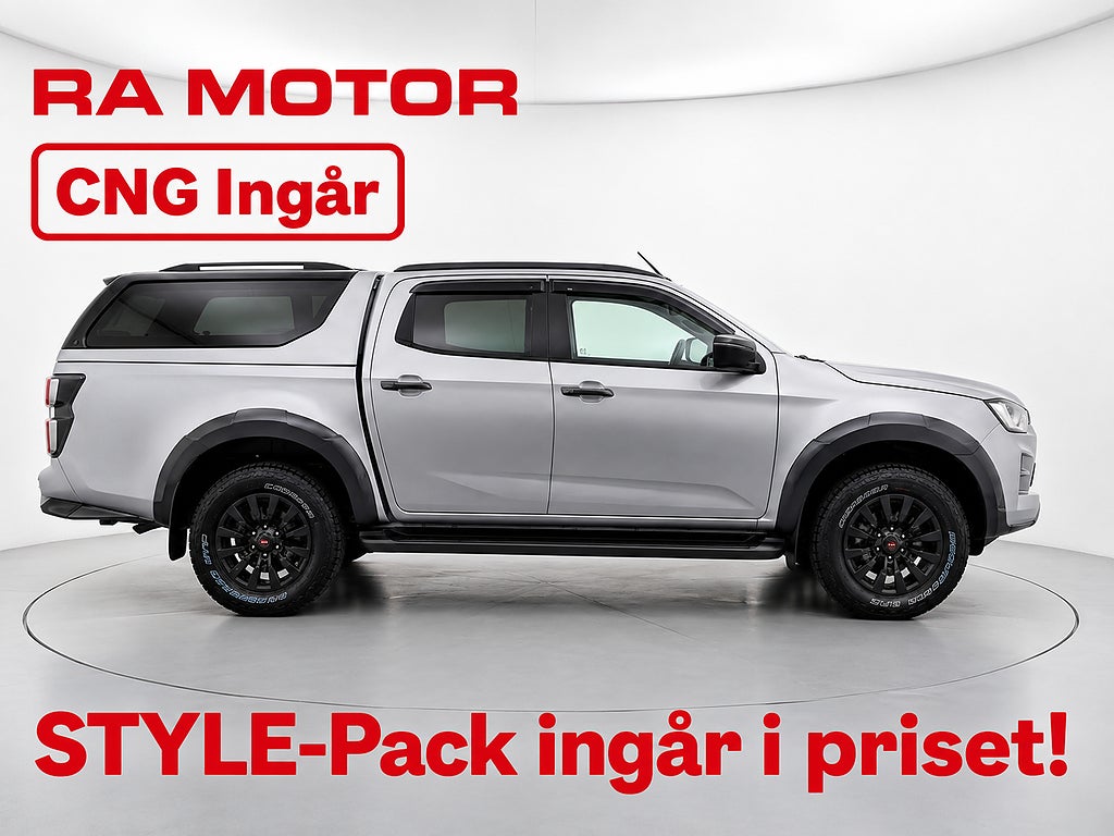 Isuzu D-max XRX *NYA MODELLEN* DC 2.2 CNG 4WD | Stylepack | Demo