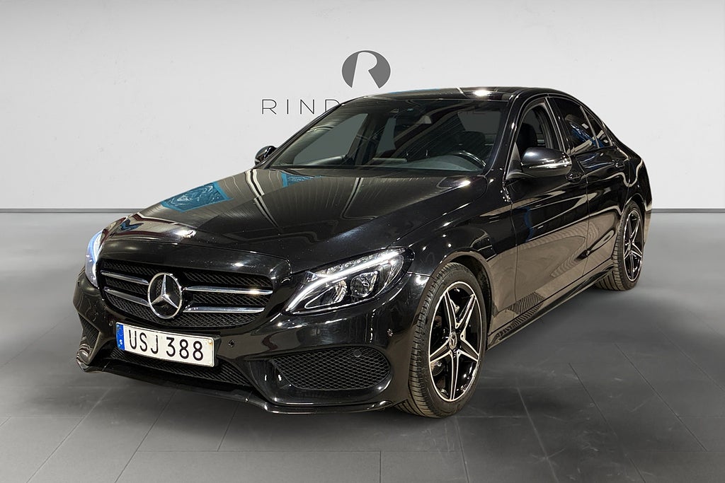 Mercedes-Benz C 200 184 HK AUT AMG DRAG B-VÄRM BURMESTER PANO 12800MIL