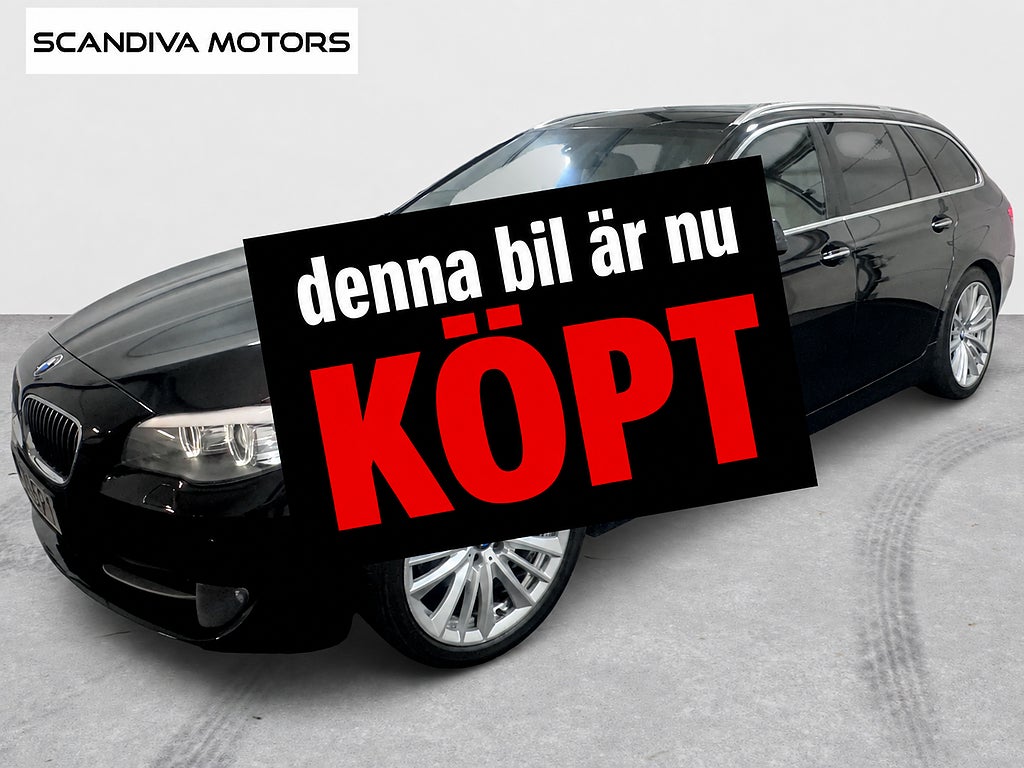 BMW 520d Touring Steptronic Euro 5 Ny Servat , SÅLD