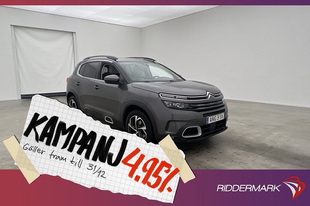 Citroën C5 Aircross PureTech 180hk Navi B-kamera 4,95% Ränta