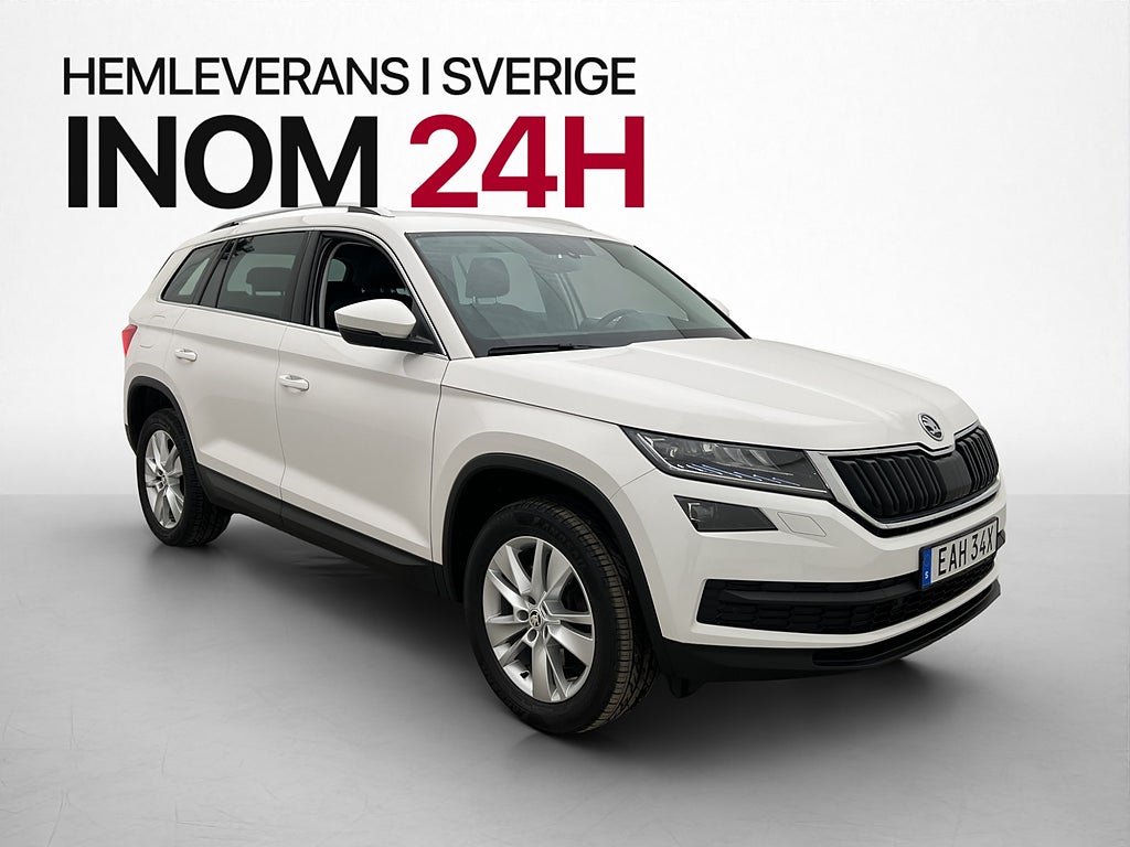 Skoda Kodiaq TDI 4x4 Businessline Canton Kamera värme Drag