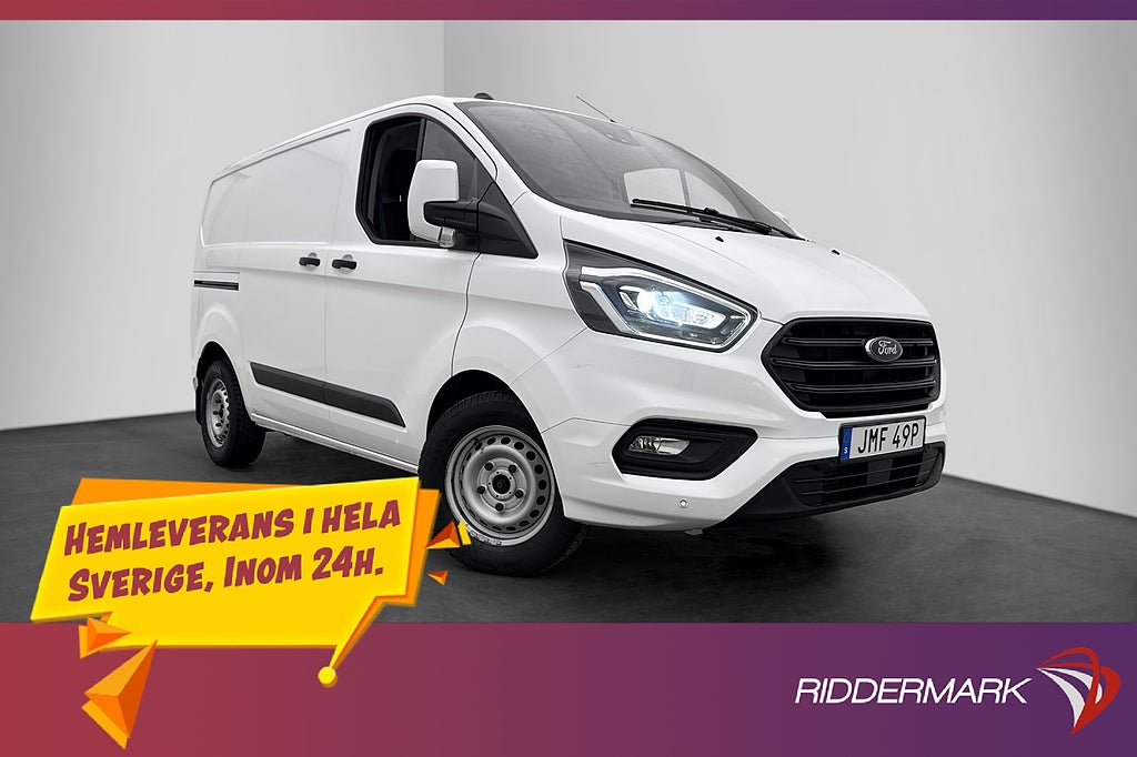 Ford transit-custom Värm Drag Kamera V-Inredd 2xDörrar Moms