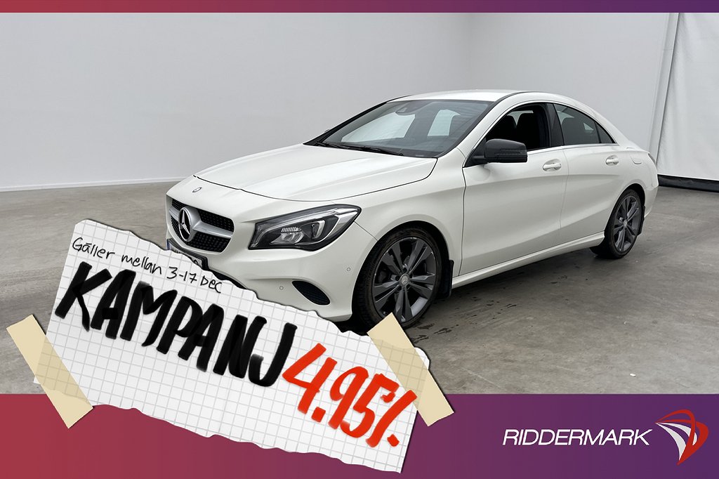 Mercedes-Benz CLA 200 d Coupé Progressive Kamera 4,95% Ränta