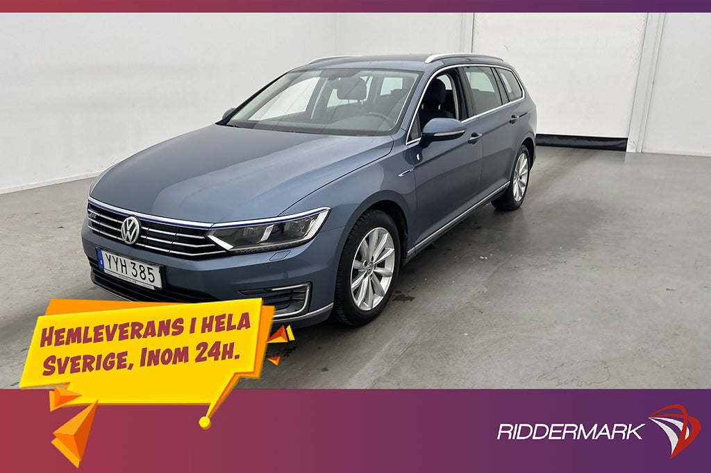 Volkswagen Passat GTE 218hk P-Värmare Sensorer CarPlay Drag