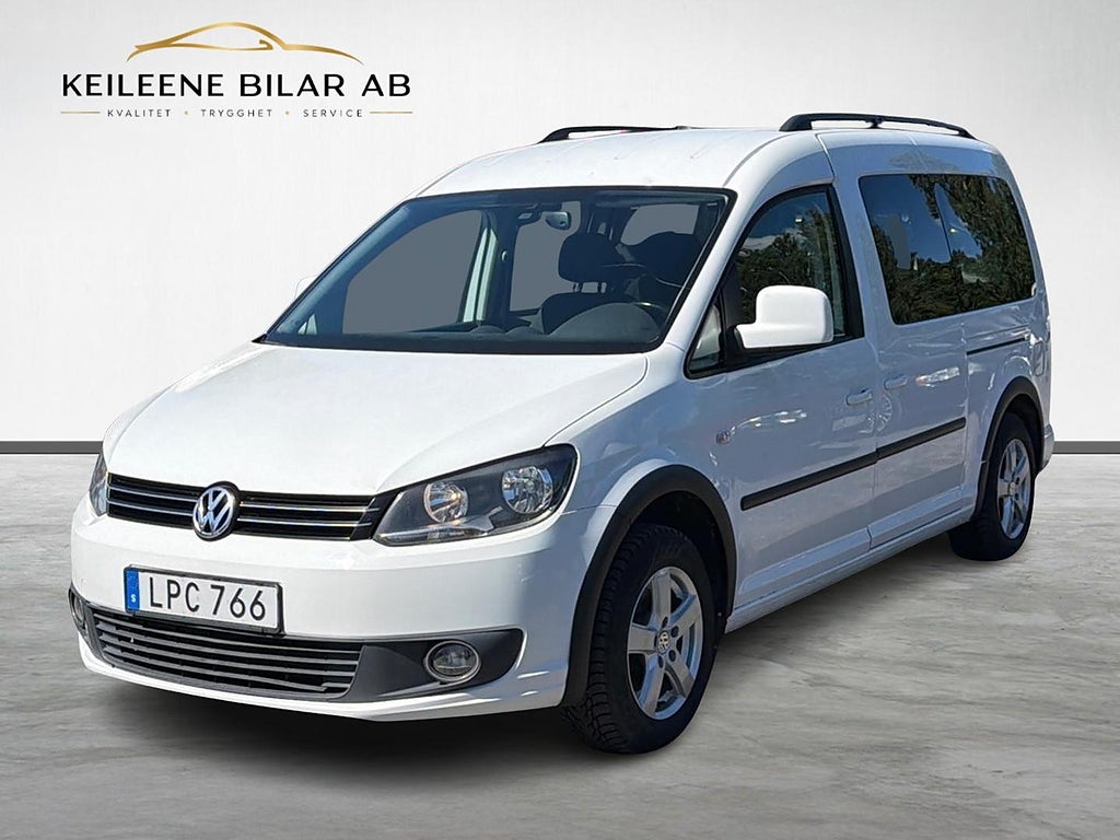 Volkswagen Caddy 5- sits Maxi 2.0 EcoFuel Euro 5 HANDIKAPPSANPASSAD 