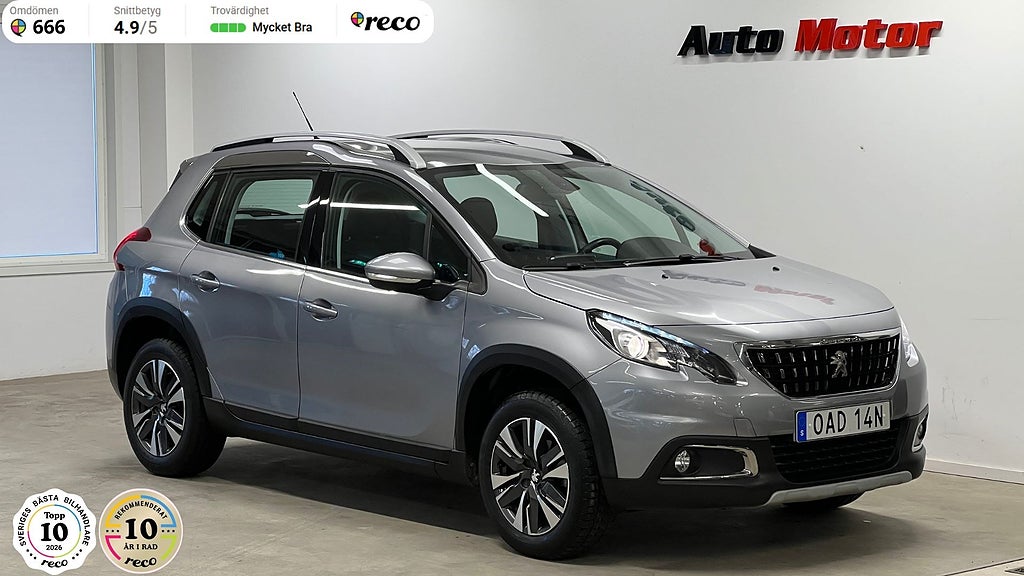 Peugeot 2008 1.2 PureTech 83hk Endast 980 mil / Fullservad