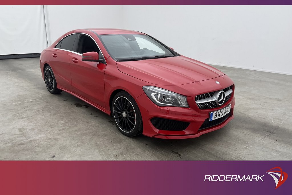 Mercedes-Benz CLA 220 Coupé AMG Navi Kamera Halvskinn Elstol