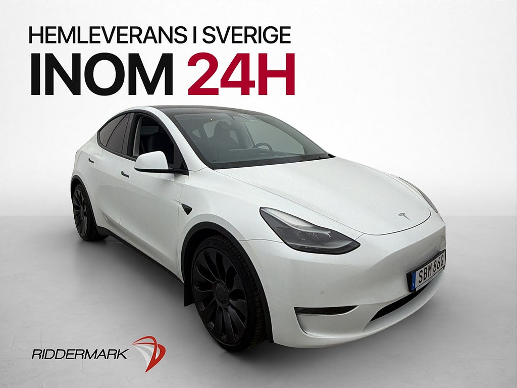 Tesla Model Y Performance 534hk Autopilot Kamera Pano