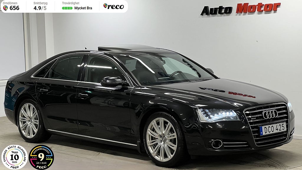 Audi A8 4.2 TDI V8 quattro 350hk Sv-såld/Taklucka/Värmare