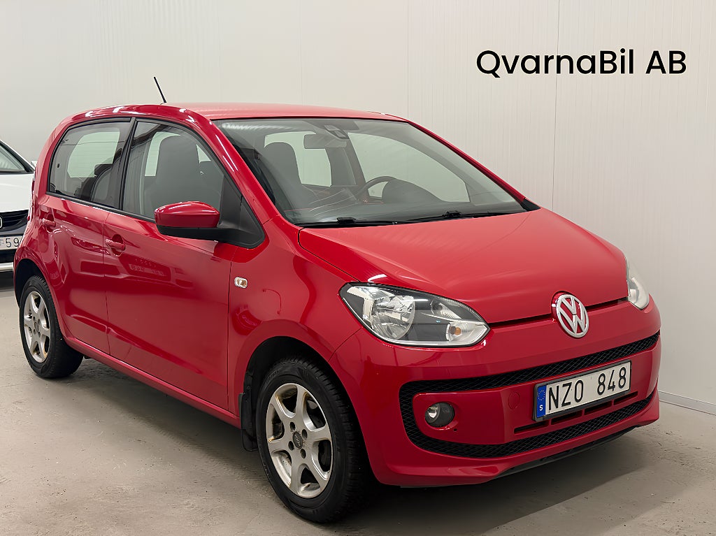 Volkswagen UP! 5-dörrar 1.0 MPI 75hk *Nyserv/Garmin/0% ränta*