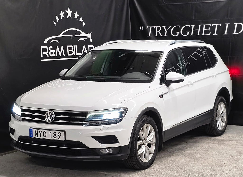 Volkswagen Tiguan Allspace 7-sist, 1-ägare, 4WD, Drag, , Back-kam, Ny Kamrem!!!