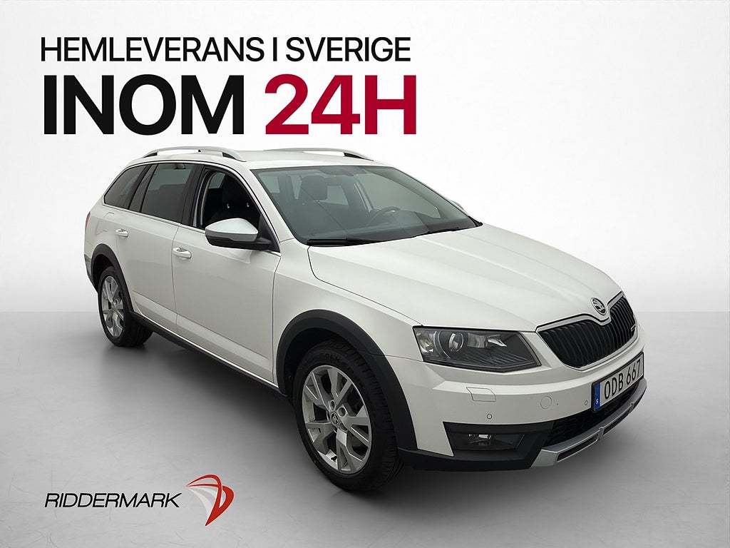 Skoda Octavia Scout 1.8 TSI 4x4 Premium Drag Värm Canton