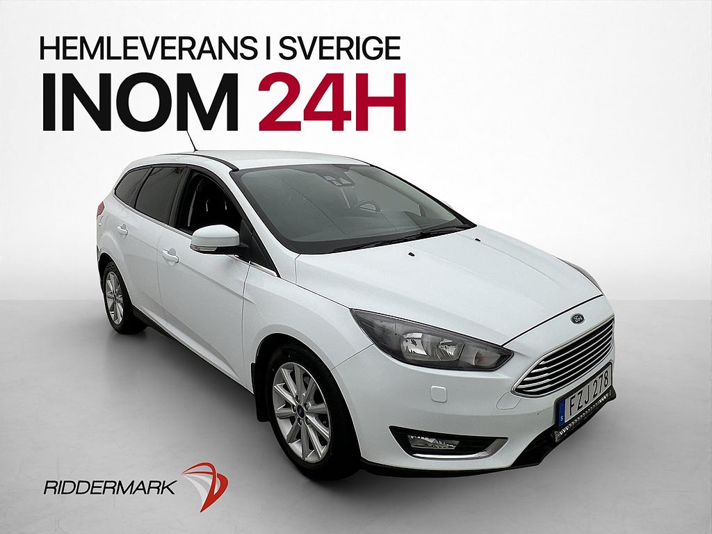 Ford Focus 1.0 EcoBoost 125hk Titanium Sensorer Kamrem-Bytt