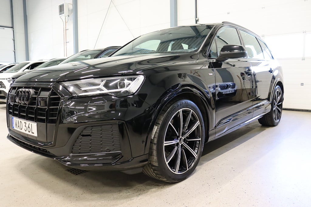 Audi Q7 50 TDI quattro Drag 1-Ägare D-Värm 7-Sits S Line 286hk