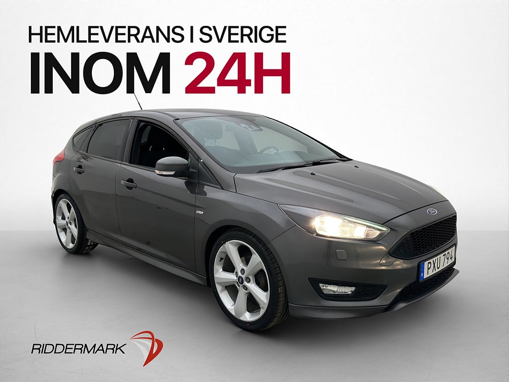 Ford Focus 1.0 EcoBoost ST-Line Kamera  CarPlay Rattvärme