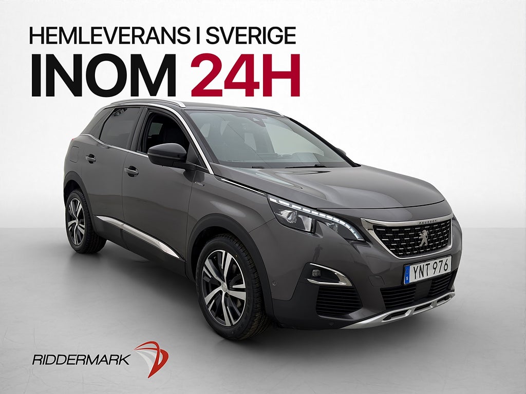 Peugeot 3008 1.6 BlueHDi 120hk GT-Line Cockpit CarPlay Läder