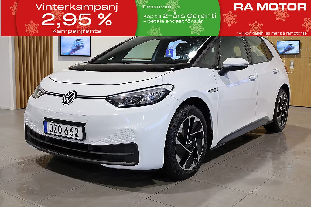 Volkswagen ID.3 Pro Performance Pro 204hk Navi Leasbar 2022