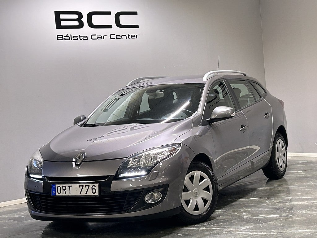 Renault Mégane Sport Tourer 1.5 dCi 110hk SS Exception Dragkrok P-sensor Lågmil