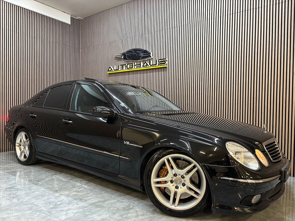 Mercedes-Benz E 55 AMG Kompressor 476hk T-lucka Toppskick 