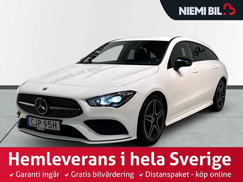 Mercedes-Benz CLA 200 Shooting Brake AMG Sport Drag Pvärm Kamera SoV MOMS