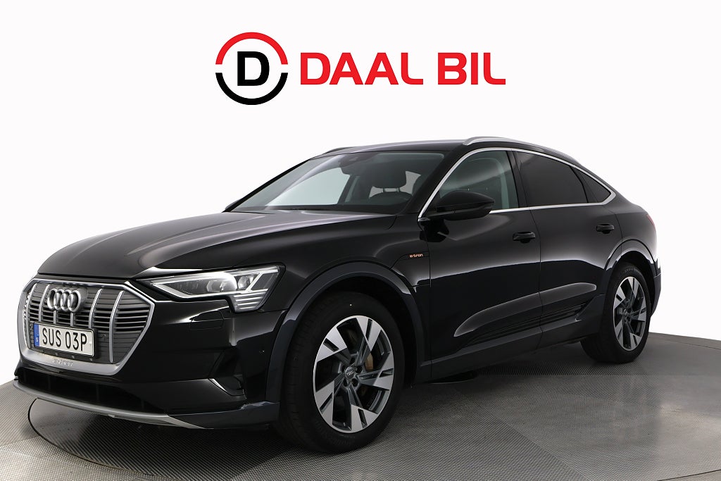 Audi E-Tron SB 50 QUATTRO 71 kWh 313HK PROLINE P-VÄRM B-KAM NAVI 