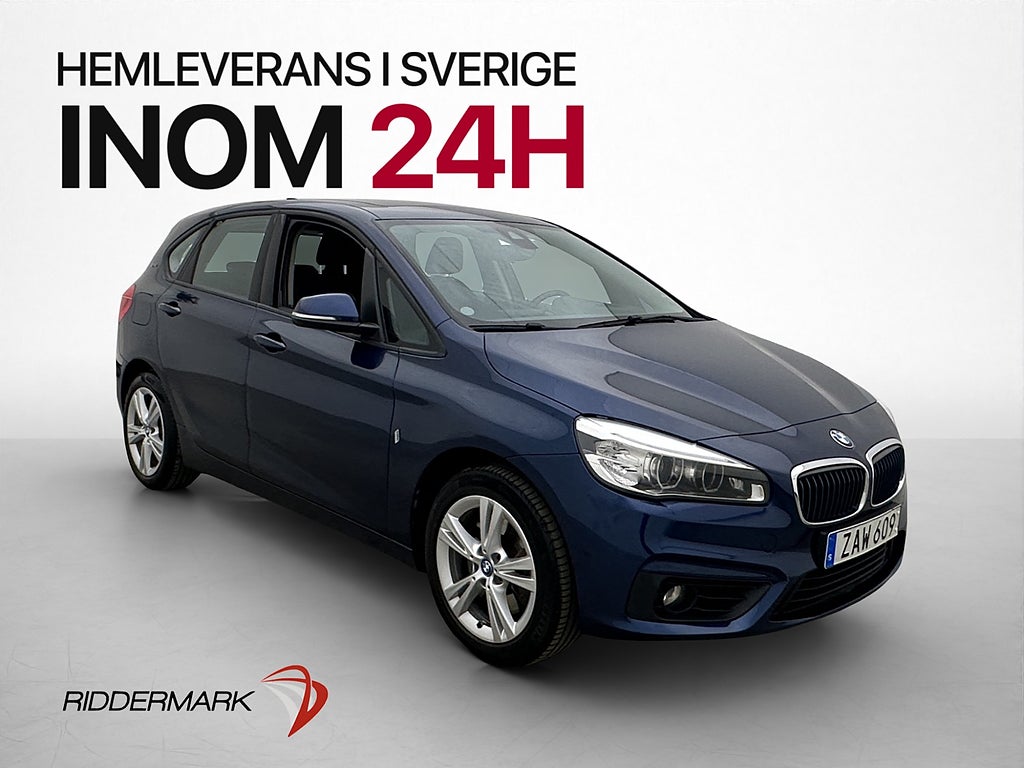 BMW 225xe Active Tourer 224hk Advantage Panorama Head Up