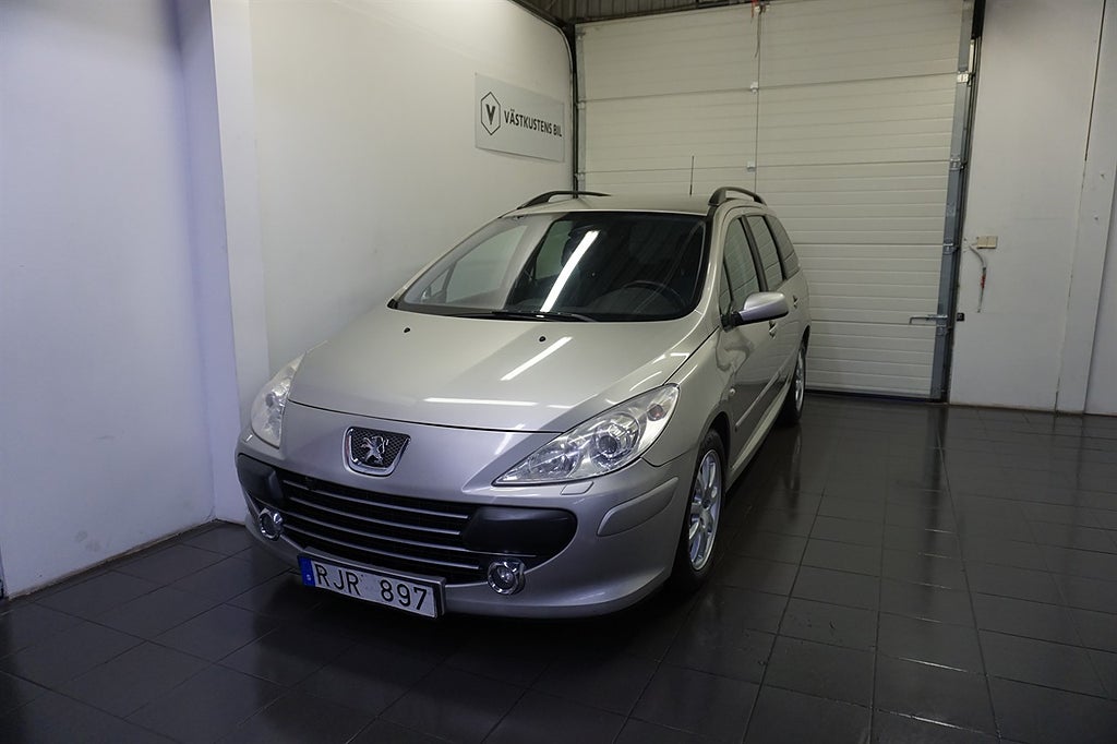 Peugeot 307 Break 2.0 HDi Automatisk, Ny Bes, Drag 136hk