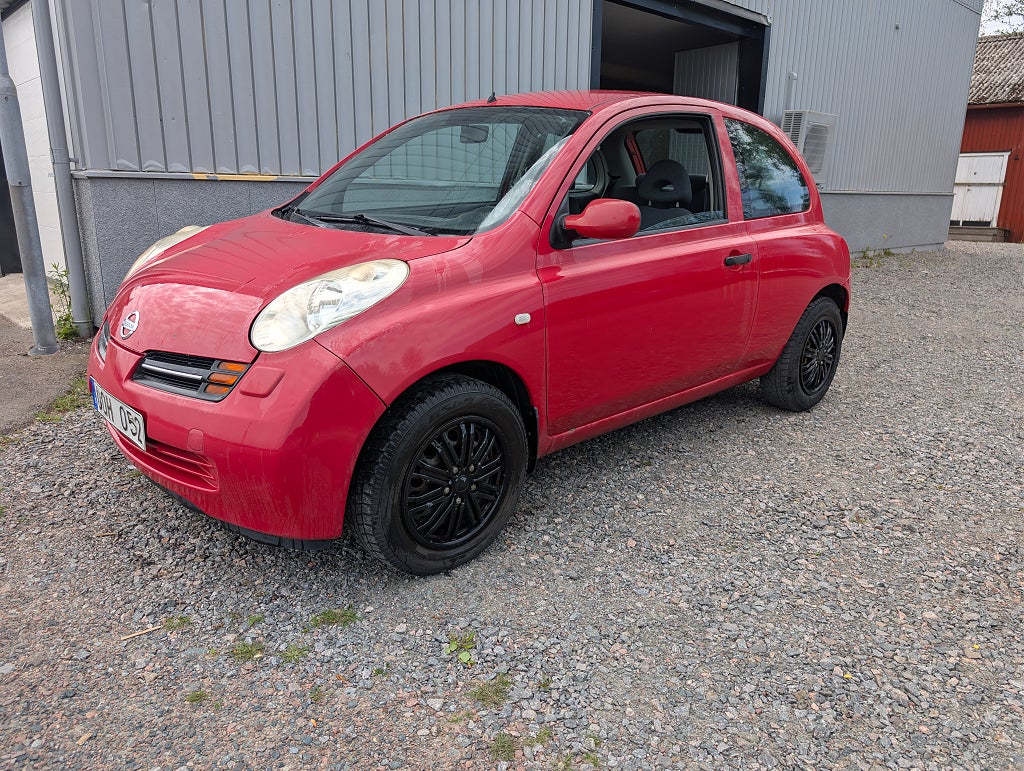 Nissan Micra 3-dörrar 1.2 Euro 4 nybesiktad, AC 