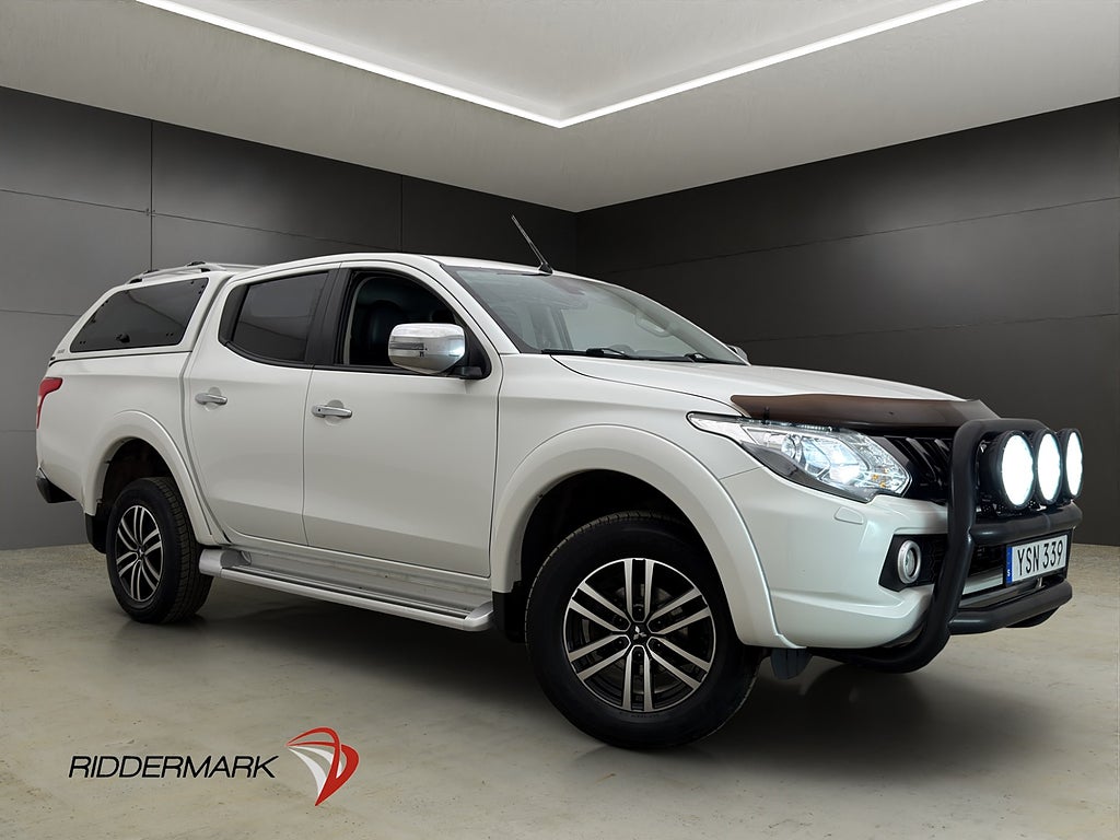 Mitsubishi L200 181hk 4WD Dragkrok Diff Kamera Skinn Moms