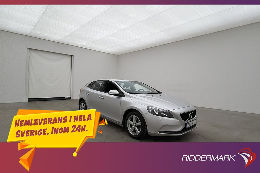 Volvo V40 T3 152hk Kinetic Värmare Farthållare