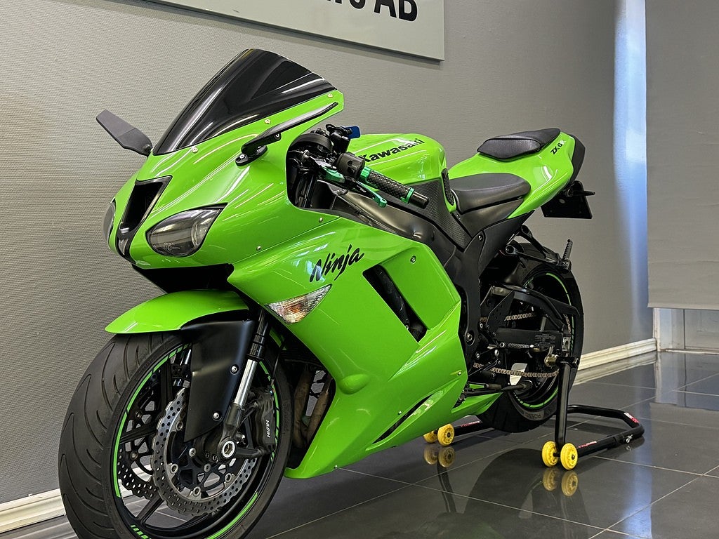 Kawasaki Ninja ZX-6R | Original kåpset | Besiktigad | Quadlock