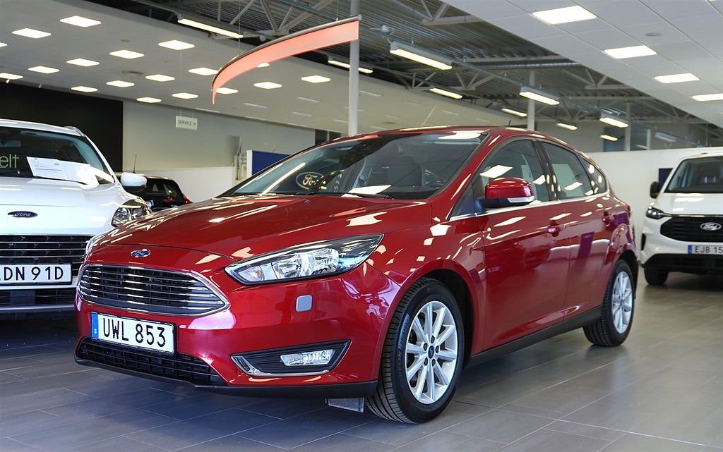 Ford Focus 1.0 Titanium Dragkrok Kamera | Ränta 2,99%